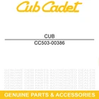 Cub Cadet 503-00386 Spring Clamp Challenger MX750 MX550 Eps CX750 Crew New. Price: $16.95.