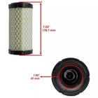 Caltric Air Filter For Kawasaki Mule 4010 KAF620 4X4 2009-2024 New. Price: $18.74.