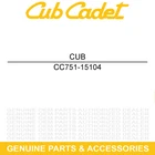 Cub Cadet 751-15104 Air Intake Hose Volunteer Wt Efi Cab 747 4X4 New. Price: $93.09.
