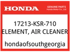 Honda Oem Part 17213-KSR-710 Element, Air Cleaner New. Price: $38.54.