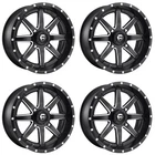 Atv/utv Wheels Set 22IN Fuel Maverick Matte Black D538 4/156 13MM Pol New. Price: $1433.83.