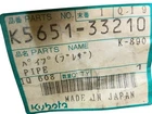 New Oem Kubota Tractor Pipe Breather K5651-33210. Price: $11.00.