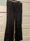 Vintage Y2K Bebe Naomi Fit Pants Velour Wide Leg Flare Pre-owned. Price: $22.99.