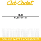 Cub Cadet 503-00721 Egr Tube 11 15 X100 Challenger CX750 CX700 CX500 Crew New. Price: $34.63.