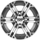 Itp SS212 Wheel 12X7 4/156 Machined W/blk 4+3 Kaf 820 Mule Pro-fx (2016-2018) New. Price: $174.32.