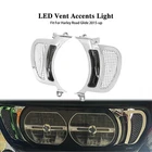 Led Accent Chrome Vent Insert W/ Turn Signal Fit For Harley Fltr Road Glide 15+ New. Price: $49.99.