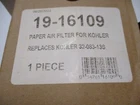 Rotary Air Filter 19-16109 Replaces Kohler 13-S, Stens 055-710 New. Price: $23.27.