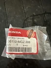 Honda 06120-MGZ-306 Set Bolt Sealing Oem Nos (h) New. Price: $12.00.